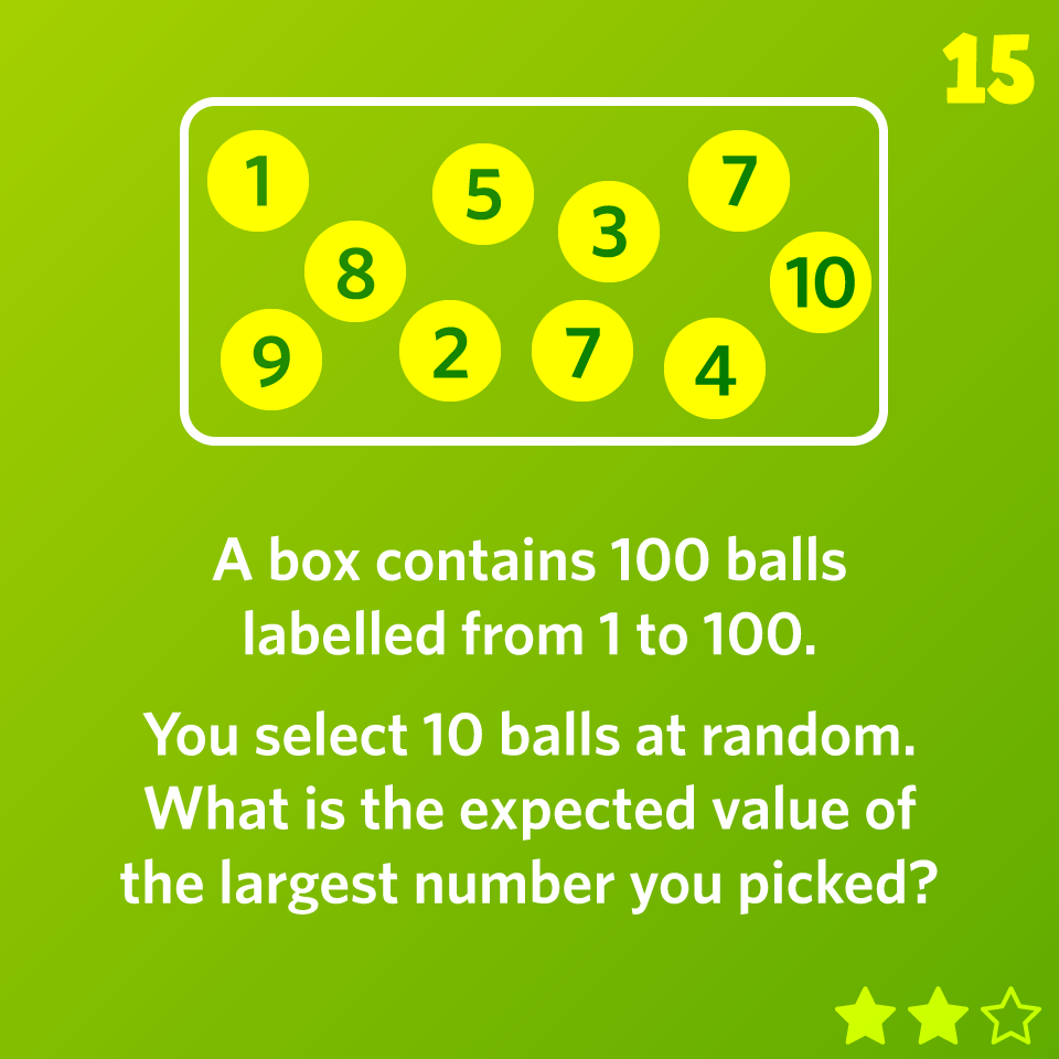 Puzzle 15 of 2020